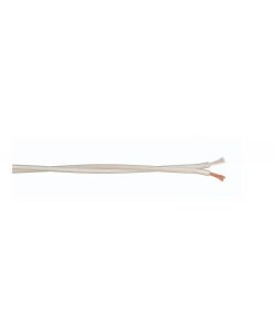 GO-AT Piattina HI-FI 2x0,75mm Bianco Cavo 10 Metri per Audio