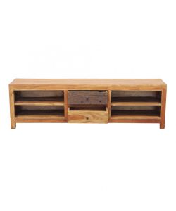 Cosma Mobile TV in Legno di Mogano 170x35x50 cm Marrone Fisso Rettangolare