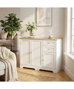 Cosma Mobile Bartholomew in Legno Bianco 110x39.5x78.5 cm Fisso Rettangolare