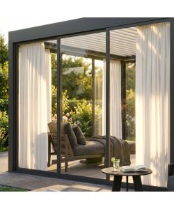 Pergola BioClimatica Tenda da Interno 4m Antracite per Pergola Moderna