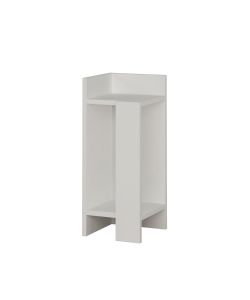 Tavolino di design Elos bianco 25x25x60h sinistro