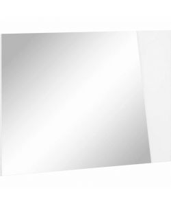 Specchio moderno bianco lucido 80x60 cm per ingresso e camera