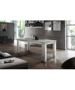 Tavolo Jesi 160 Allungabile Design Moderno Cemento