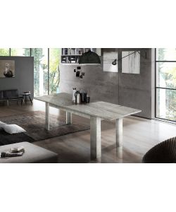 Tavolo Jesi 160 Allungabile Design Moderno Cemento