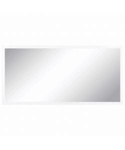 Web Furniture Specchiera moderna Bianco Lucido 120x60 cm per ingresso