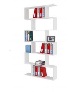 Libreria Calli Design Moderno Bianco Lucido