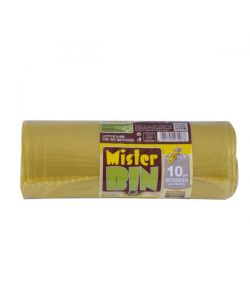 Sacco Imm.Legacci Giallo  70X110 G 30 Pz 10 Mr.Bin