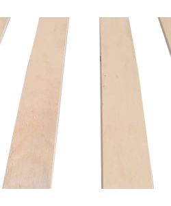 Cosma Rete Ortopedica Matrimoniale Sanremo 160x190 cm Nero Legno