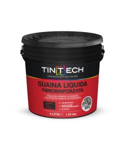 Tintech Guaina liquida fibrorinforzata grigia 4 L impermeabilizzante