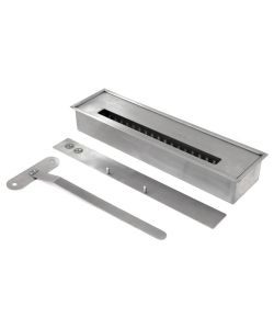 Divina Fire Camino a Bioetanolo Bellini in Legno Bianco - 96x35x96 cm