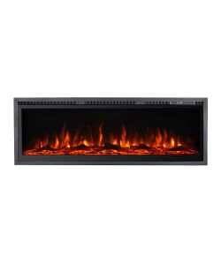 Divina Fire Camino Elettrico Parete o Incasso Chicago 1500W - 130 cm