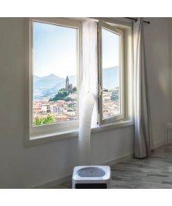 Galileo Guarnizione Finestra per Condizionatore Portatile Bianco 400x39 cm - Aumenta Efficienza e Riduce Consumi