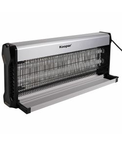 Kooper Zanzariera Elettrica Elettra 40W Nero e Silver - Copertura 20 m