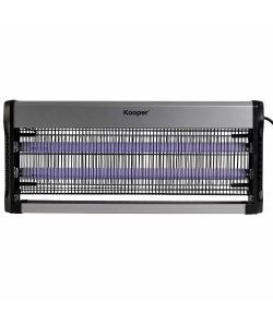 Kooper Zanzariera Elettrica Elettra 40W Nero e Silver - Copertura 20 m