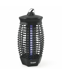 Kooper Zanzariera Elettrica 6 W Nera con Gancio Appendibile 20 mq