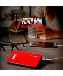 Telwin Avviatore per auto Portatile Drive Mini 12V 6500mAh USB-C e Power Bank