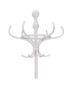 Cosma Appendiabiti Metallo Bianco Antico 43x38x180 cm Moderno
