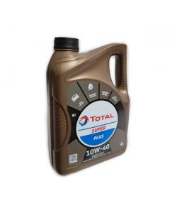 Total Olio Motore Super Plus 10W40 4L - Sintetico per Diesel e Benzina