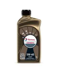 Total Olio Motore Sintetico 5W40 - 1L - Ideale per Benzina e Diesel