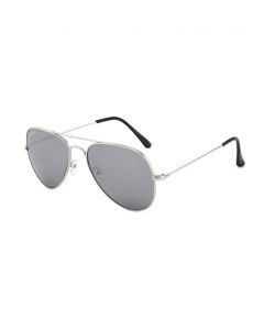 GianMarcoVenturi Occhiali Sole Aviator Argento Specchio Calibro Large 62