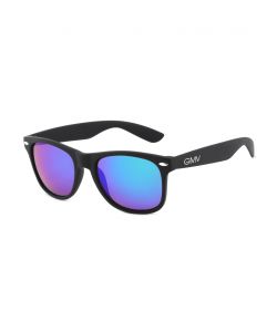Gian Marco Venturi Occhiali da Sole Marsiglia Nero Verde Specchio Unisex