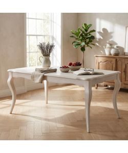 Cosma Tavolo Allungabile Bianco 160/200 x 100 cm in Legno Design Moderno