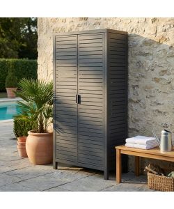 Cosma Mobile Durango Antracite 90x48x180 cm in Alluminio Verniciato