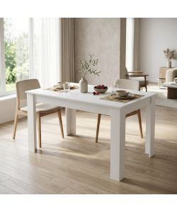Cosma Tavolo Allungabile Bianco 140/190 x 90 cm Design Moderno