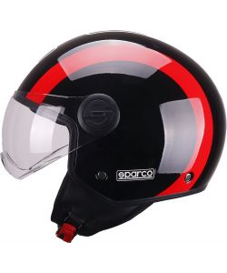 Casco Demi-Jet per moto Sparco con calotta in ABS Taglia S