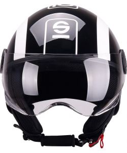 Casco Demi-Jet per moto Sparco con calotta in ABS Taglia S