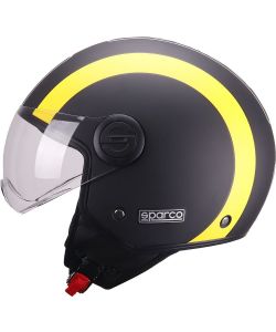 Casco Demi-Jet per moto Sparco con calotta in ABS Taglia M