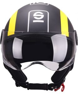 Casco Demi-Jet per moto Sparco con calotta in ABS Taglia M