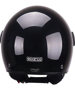 Casco Demi-Jet con Peak per moto Sparco con calotta in ABS Taglia XS