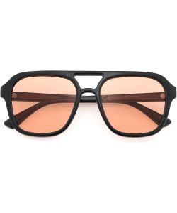 GianMarcoVenturi Occhiali da Sole 350-2 Nero Lenti Arancioni 55mm