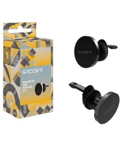 Groovy Supporto Telefono Universale MagSafe 2.0 Magnetico Nero - Auto