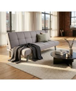 Cosma Divano Letto Aaron Grigio Melange 178x80x71 cm Moderno