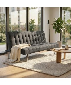 Cosma Divano Letto Barry Grigio Scuro 178x80x72cm Moderno