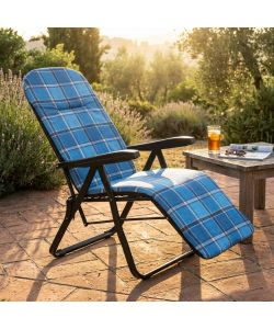 Cosma Sdraio Cipro Automatica Blu Verde Scozzese 155x60cm