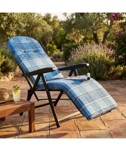 Cosma Sdraio Rodi Automatica Blu Azzurro Scozzese 155x60cm