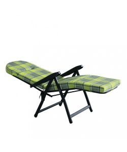 Cosma Sdraio Reclinabile Automatica Verde e Grigio 155x60cm
