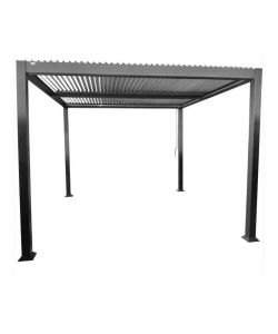 Giardini di Maggio Pergola Bioclimatica Solanum Plus - Antracite Argento - 4x3x2,4 mt
