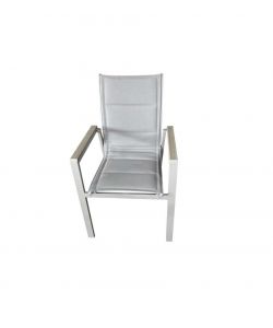 Domo Mea Sedia Teide da Esterno in Polywood Taupe - 64x55x91 cm