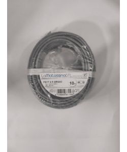 Go-At Topline Cavo unipolare FS17 2,5 mm� grigio 10 metri per installazione fissa