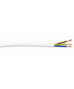 H05VV-F Cavo elettrico multipolare 3G1,5 mmq Bianco flessibile 300/500V