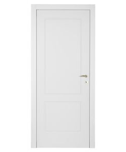 Porta Pantografata Classica 70cm Laccata Bianca - Anta in MDF e Abete