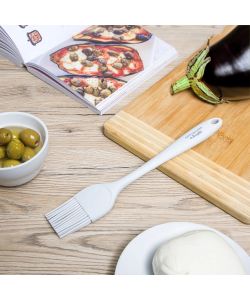 Fatto in casa Benedetta Pennello da Cucina in Silicone Grigio - 26 cm