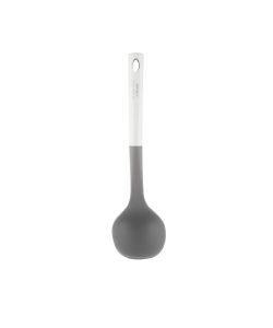 Fatto in casa Benedetta Mestolo in Silicone Grigio 32 cm - Manico Inox