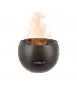 Diffusore di Aromi Elettrico Nero con Effetto Fiamma 3D relax - 150 ml