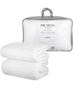 Piumino Singolo 4 Stagioni Bianco 155x200 cm - 350 GSM