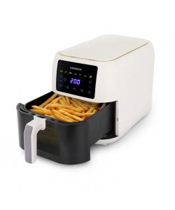 Friggitrice Digitale ad Aria 8L Beige - Design Salvaspazio - 7 Programmi